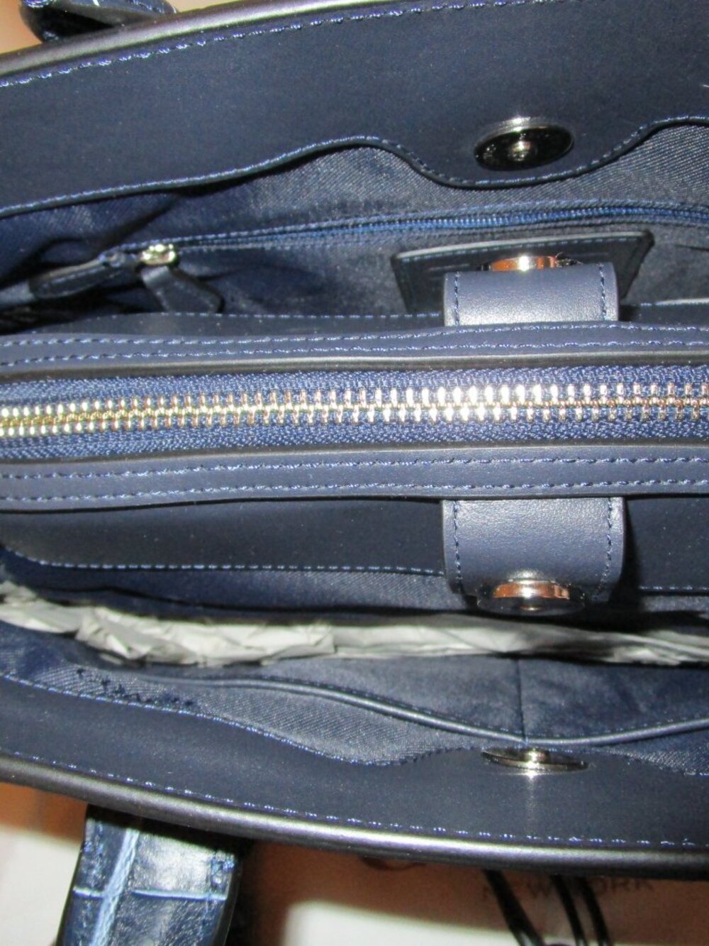 Coach Denim Croco Swagger - Picture 9 of 13
